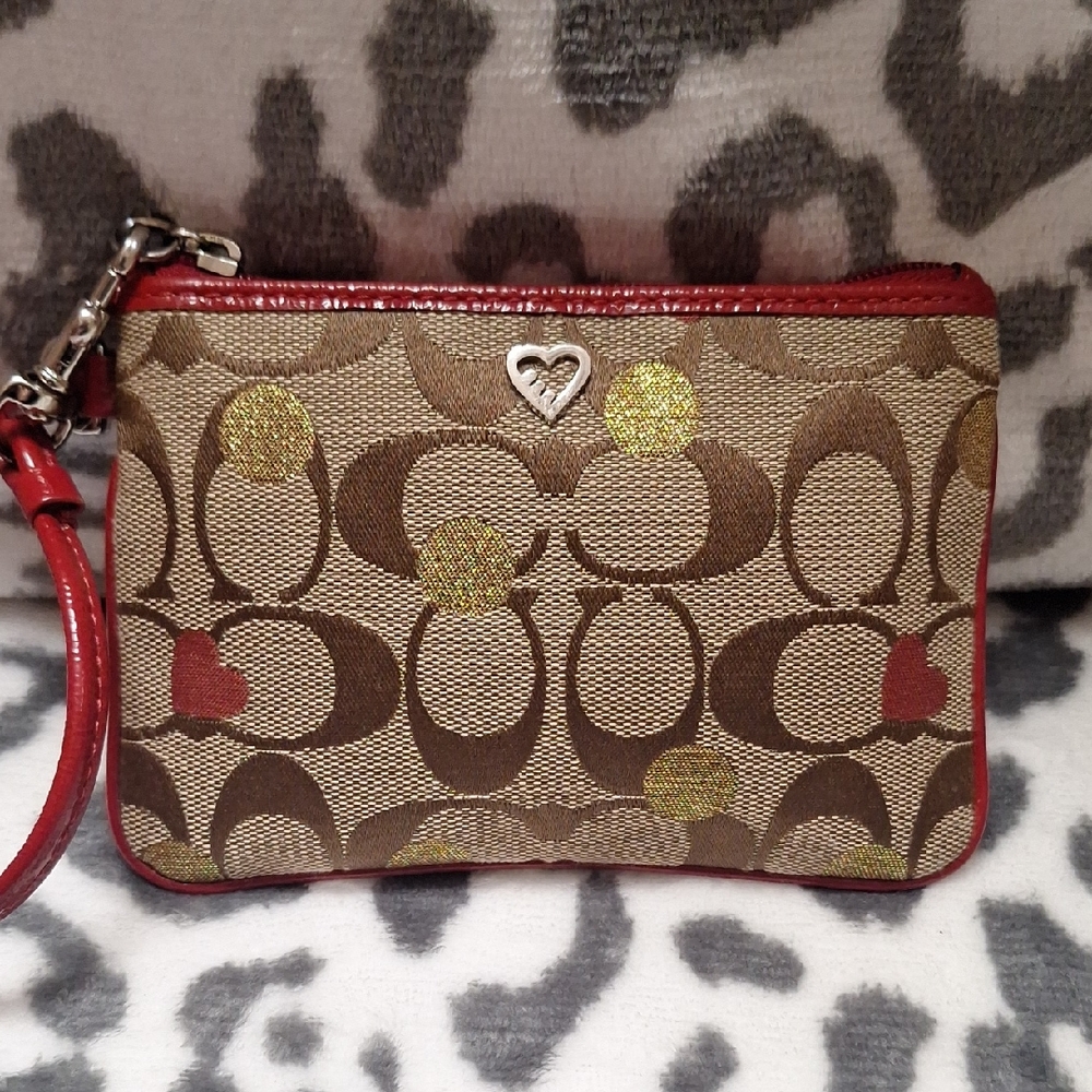 Coach Poppy Secret Admirer Small Wristlet